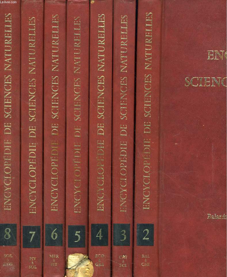 Histoire naturelle pour garons et filles. 7 Tomes