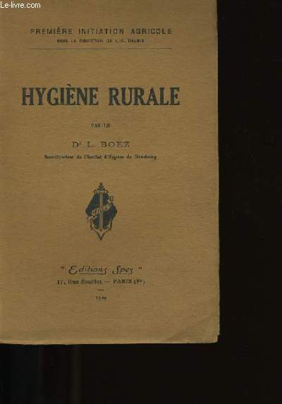 HYGIENE RURALE.