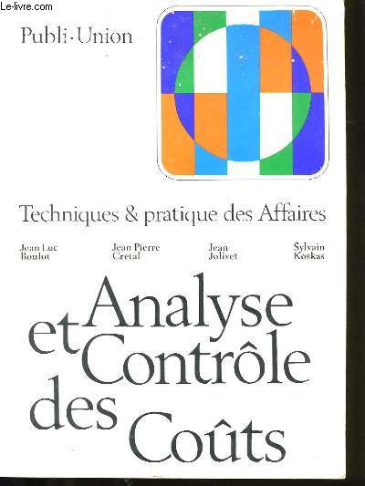 ANALYSE ET CONTROLE DES COUTS.