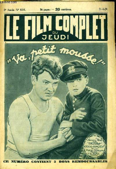 LE FILM COMPLET DU JEUDI N 616 - 8EME ANNEE - 