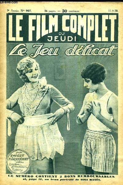 LE FILM COMPLET DU JEUDI N 907. LE JEU DELICAT