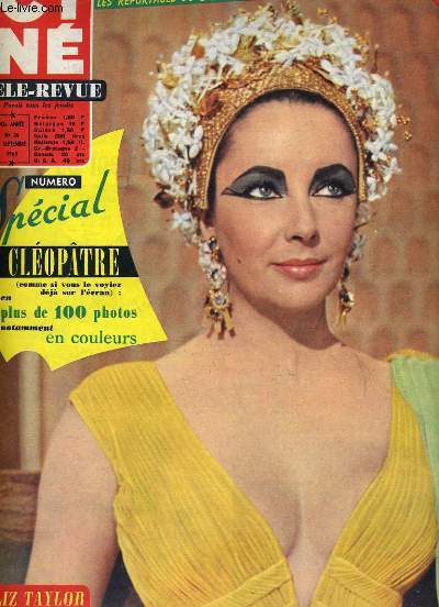 CINE REVUE TELE-REVUE - NUMERO SPECIAL CLEOPATRE - 43E ANNEE - N 36 - CLEOPATRE