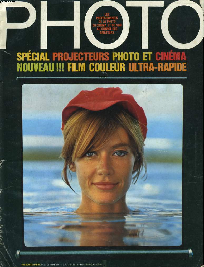 PHOTO N 2 - SPECIAL PROJECTEURS PHOTO ET CINEMA NOUVEAU - FILM EN COULEUR ULTRA-RAPIDE - FRANCOISE HARDY