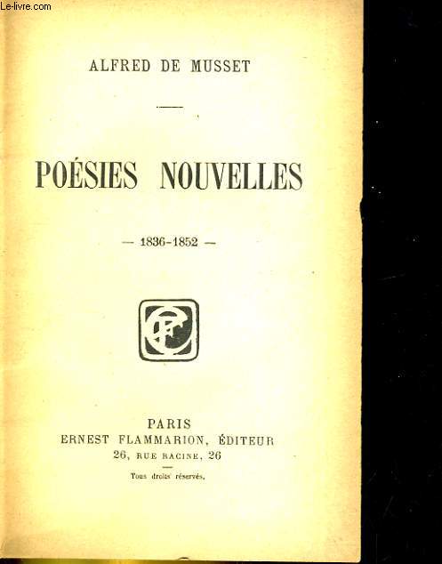 POESIES NOUVELLES. 1836-1852
