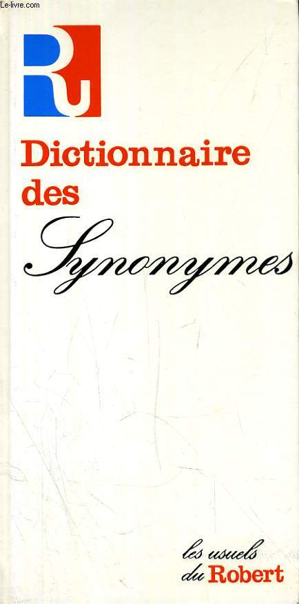DICTIONNAIRE DES SYNONYMES