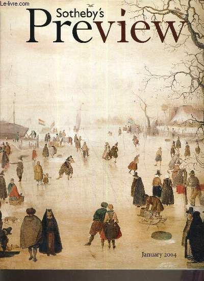 CATALOGUE DE VENTE AUX ENCHERES - JANUARY 2004 / forward progress by melanie clore and philip hook, surrealist art by emmanuel di-donna, modern expressions by helena newman, papaer tigers by simon shaw, island influences ..../ TEXTE EN ANGLAIS.