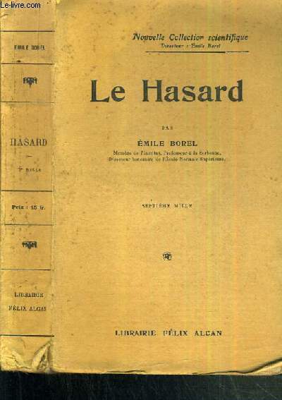 LE HASARD / NOUVELLE COLLECTION SCIENTIFIQUE