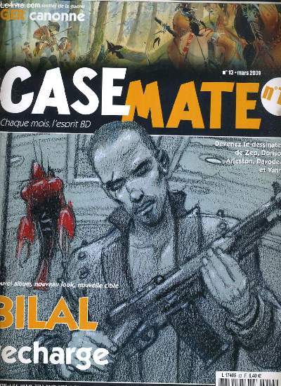 CASE MATE - N13 - MARS 2009 / un monde en bulles fete sa 150e emission!, watchmen au cin: un pari de longue haleine, trait de genie: scenario cls en mains!, impertinence d'une nuit d't: l'amour en BD, Kris pat par Simon Hureau...
