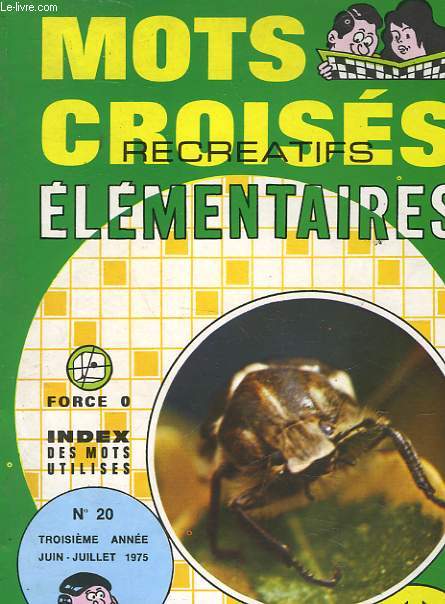 MOT CROISES RECREATIFS ELEMENTAIRES - N20