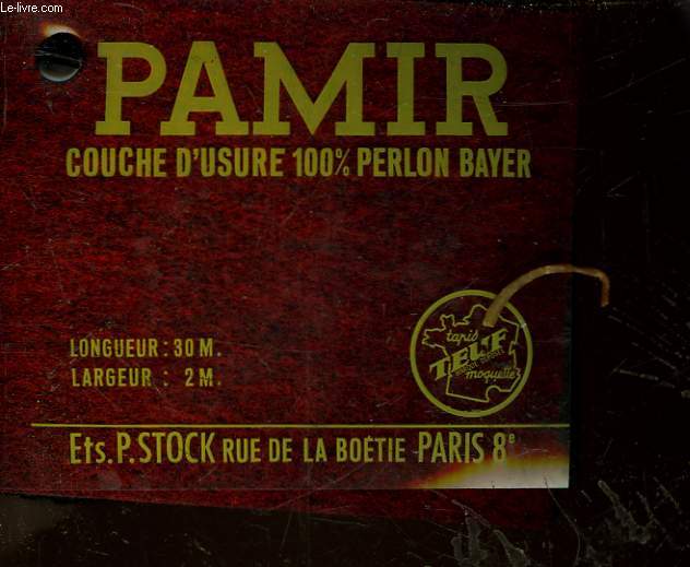 PAMIR COUCHE D'USURE 100% PERLON BAYER