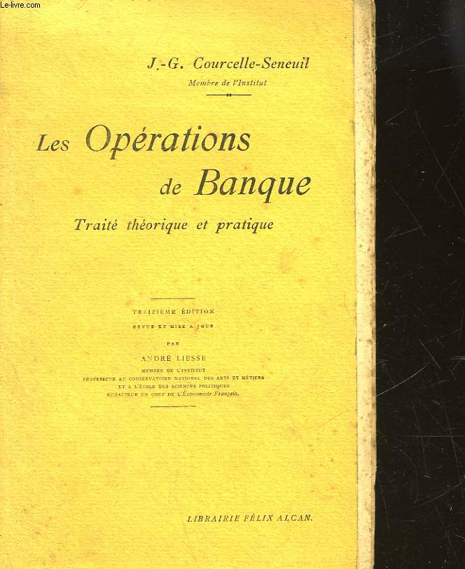 LES OPERATIONS DE BANQUE