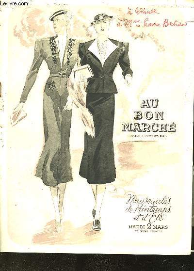 AU BON MARCHE - NOUVEAUTES DE PRINTEMPS ET D'ETE
