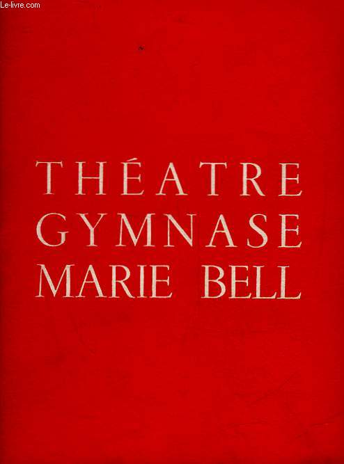 1 PROGRAMME - THEATRE GYMNASE MARIE BELL - LE CANARD A L'ORANGE