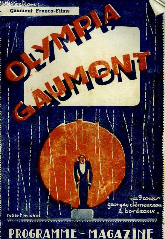 1 PROGRAMME - OLYMPIA GAUMONT