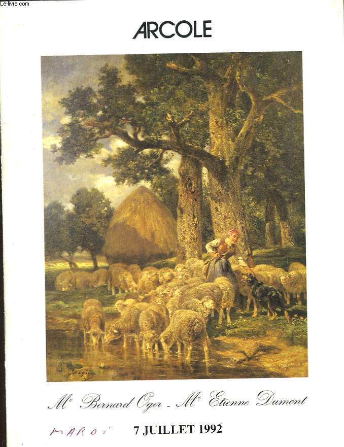 1 CATALOGUE DE VENTE AUX ENCHERES -DESSINS DES 18 AU 20 - OBJETS D'ART ET DE TRES BEL AMEUBLEMENT - MEUBLES ANCIENS