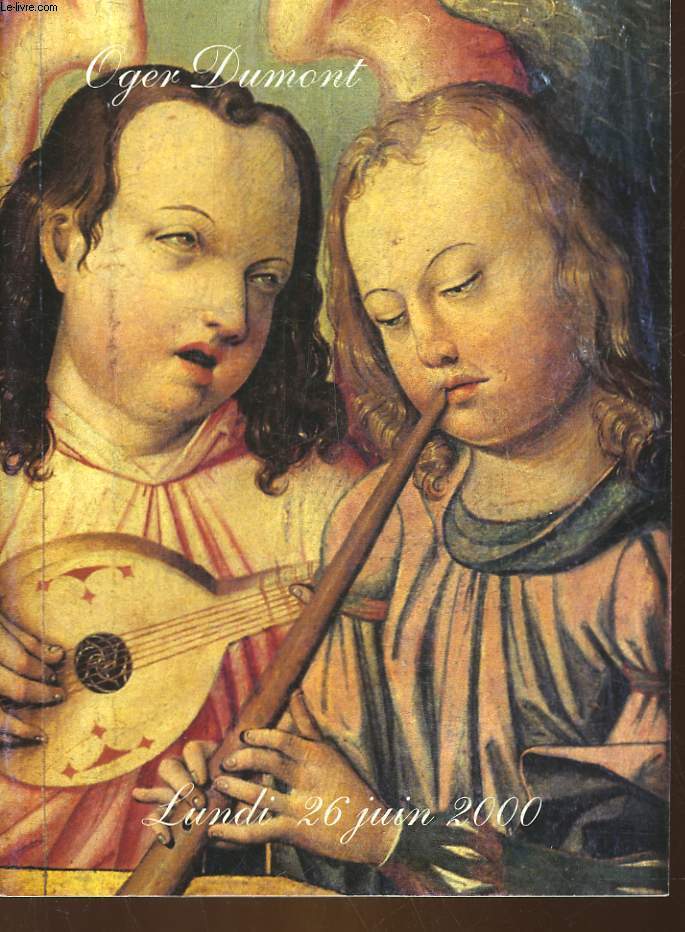 1 CATALOGUE DE VENTE AUX ENCHERES - DESSINS ET TABLEAUX