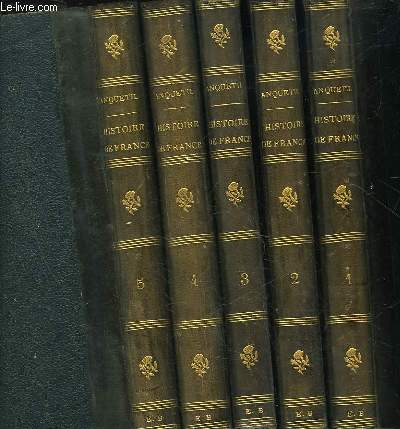 HISTOIRE DE FRANCE - TOME 1 A 8 - DES GAULOIS EN GENERAL ET DE LEURS MOEURS  1849