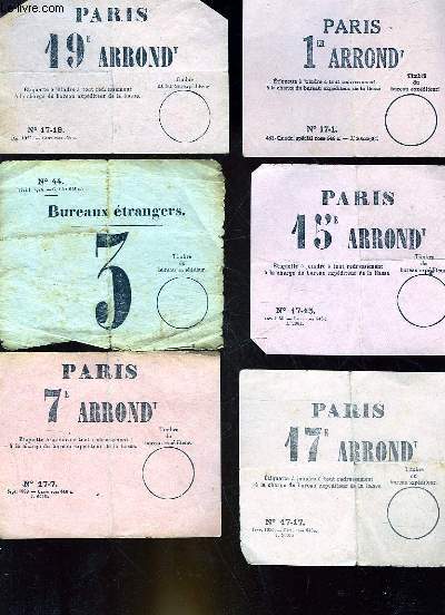 1 LOT DE 15 ETIQUETTES 