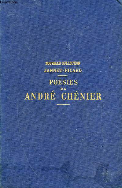 POESIES DE ANDRE CHENIER