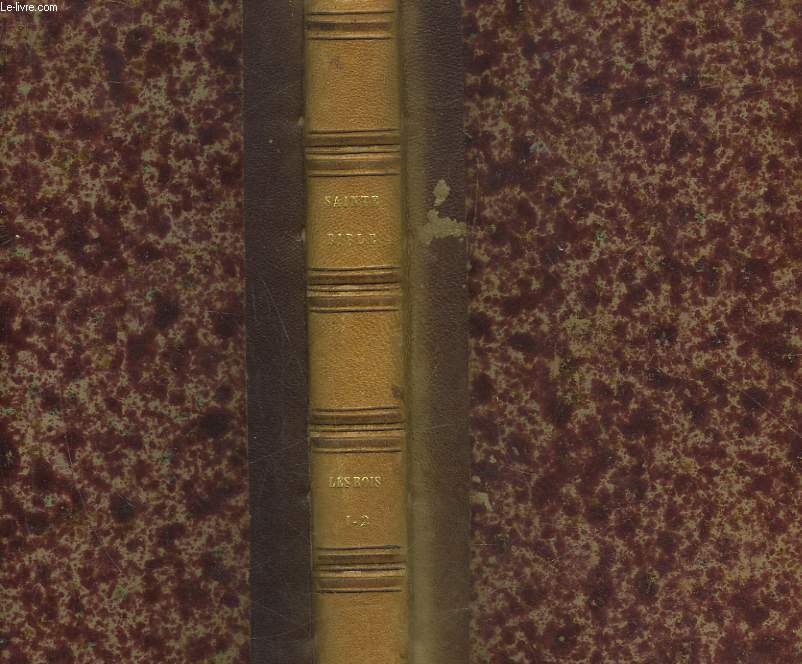 SAINTE BIBLE TRADUITE D'APRES LES TEXTES SACRES, AVEC LA VULGATE - TOME 5 - LES ROIS - 1 ET 2 LIVRES