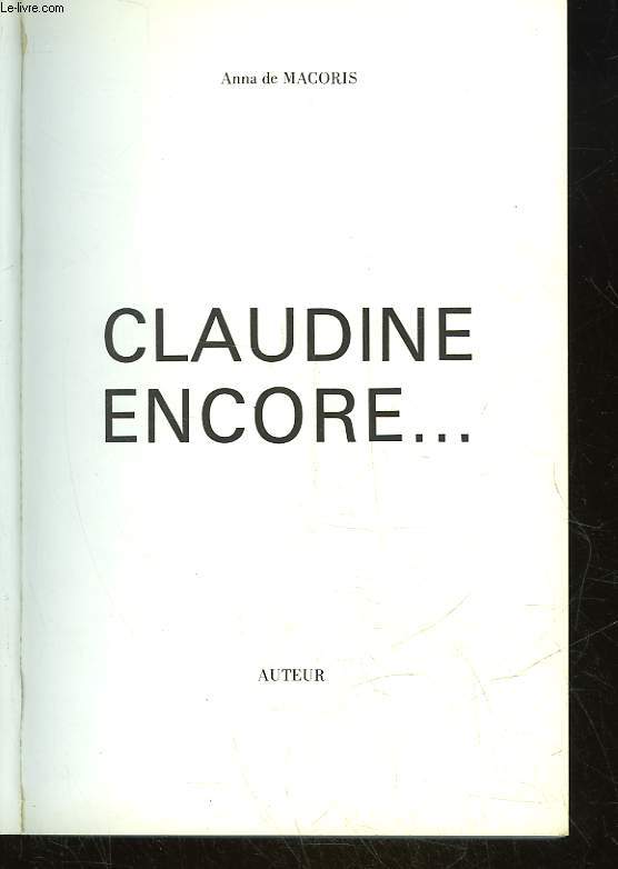 CLAUDINE ENCORE...