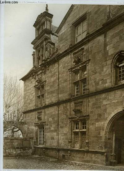 1 GRAVURE EN NOIR ET BLANC DE L'HOTEL LABENCHE ANCIEN SEMINAIRE, AILE DROITE - BRIVE