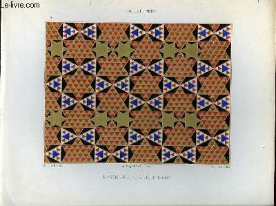1 GRAVURE 19 COULEURS - AMEUBLEMENT - MOSAIQUE, A ARA-COELI, ROME