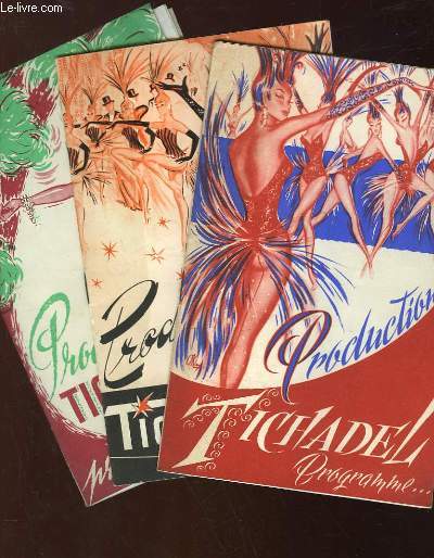 1 LOT DE 3 PROGRAMMES - TICHGADEL PROGRAMME