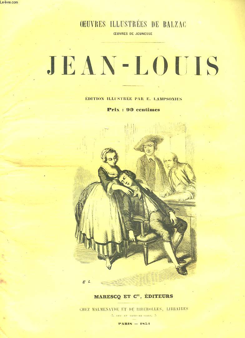 OEUVRES ILLUSTRES DE BALZAC : JEAN-LOUIS