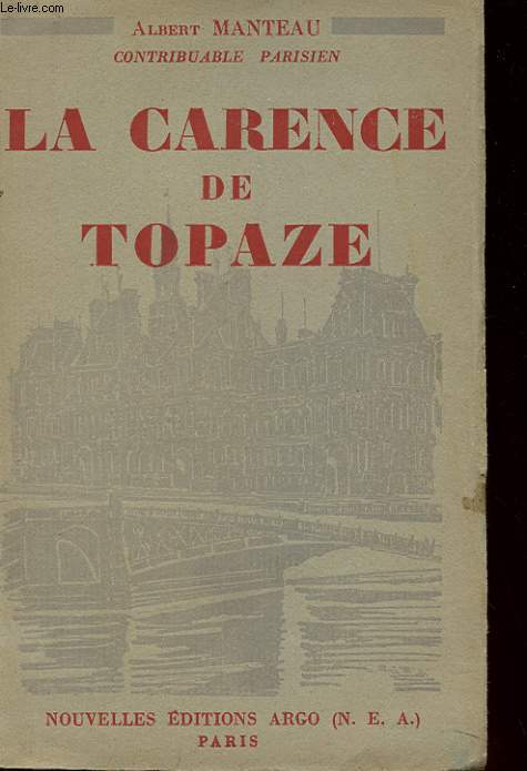 LA CARENCE DE TOPAZE