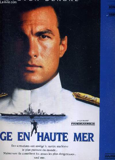 1 LASERDISC - PIEGE EN HAUTE MER - UN FILM DE ANDREW DAVIS - AVEC STEVEN SEAGAL - TOMMY LEE JONES ET GARY BUSEY