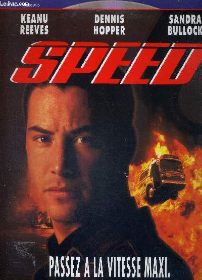 1 LASERDISC - SPEED - UN FILM DE MARK GORDON - AVEC SANDRA BULLOCK - KEANU REEVES - DENNIS HOPPER