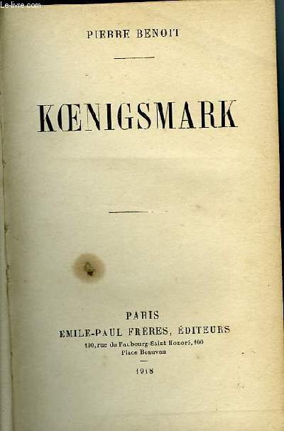 KOENIGSMARK