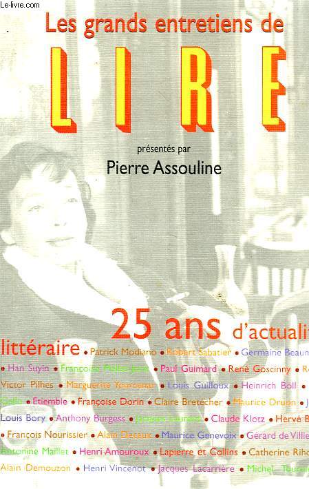 LES GRANDS ENTRETIENS DE LIRE, OCT. 1975-JAN. 2000