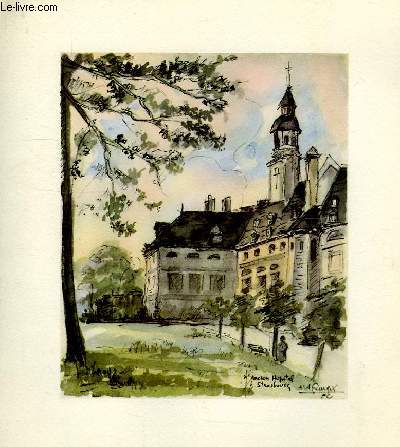 VIEUX HOPITAUX DE FRANCE, AQUARELLES