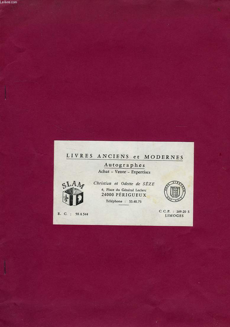 LIVRES ANCIENS ET MODERNES, AUTOGRAPHES, ACHAT, VENTE, EXPERTISE, PERIGUEUX, HORACE VERNET (1789-1863)