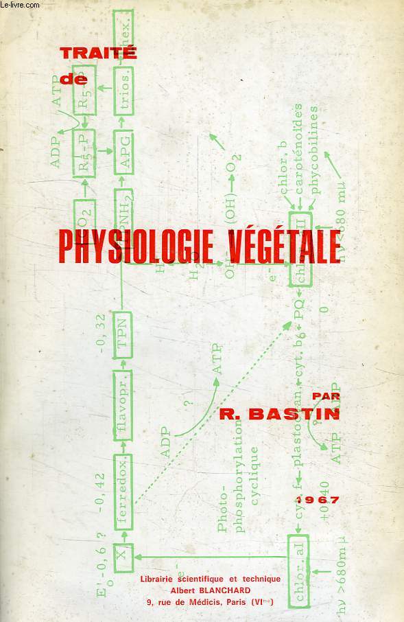 TRAITE DE PHYSIOLOGIE VEGETALE