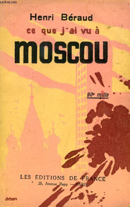 CE QUE J'AI VU A MOSCOU