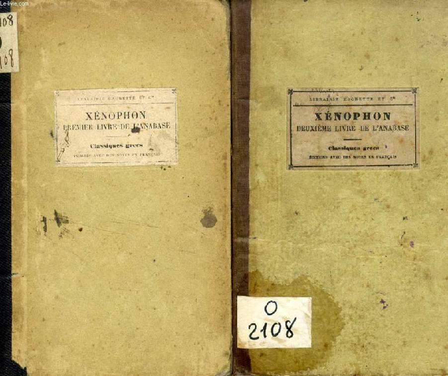 L'ANABASE (EXPEDITION DE CYRUS), 2 TOMES