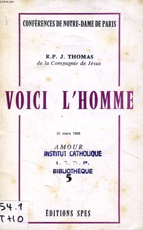 VOICI L'HOMME
