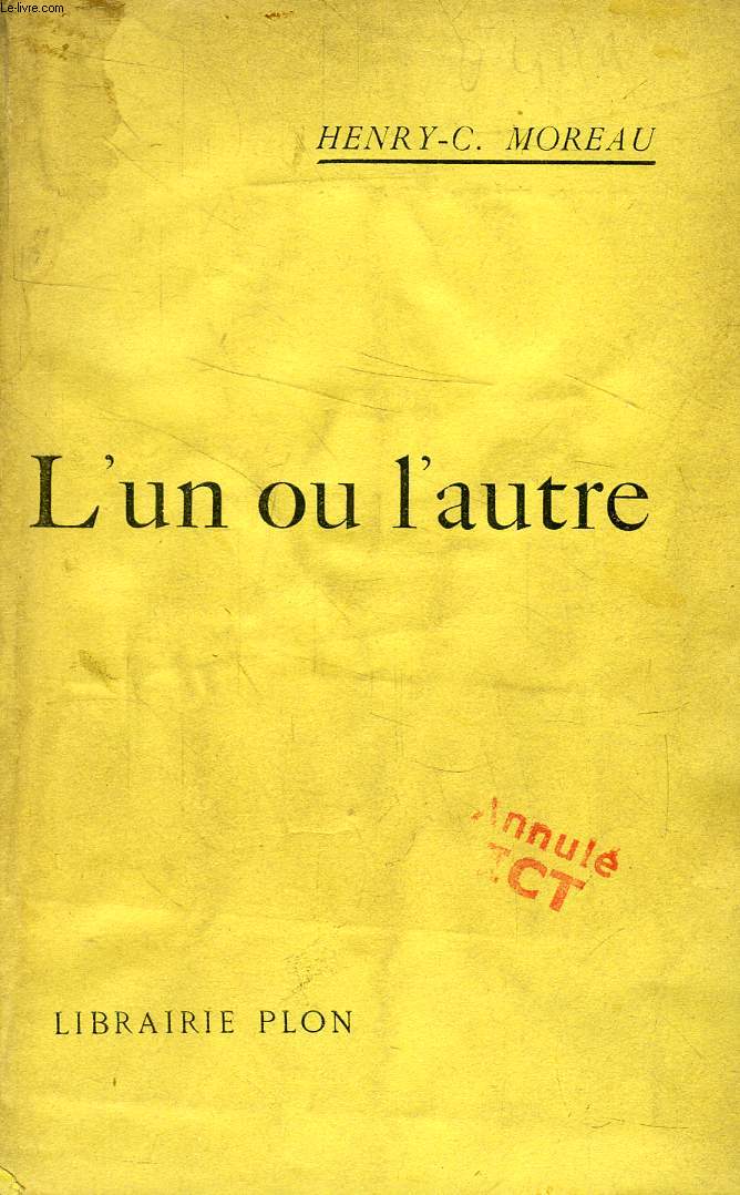 L'UN OU L'AUTRE
