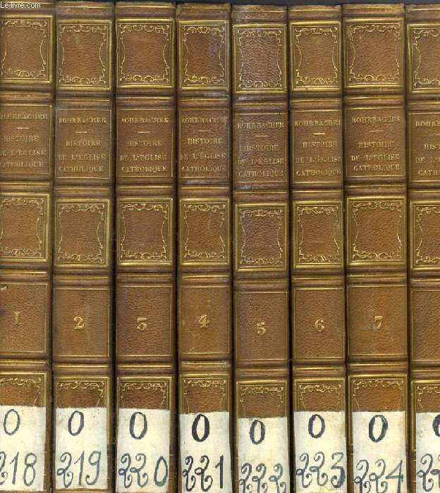 HISTOIRE UNIVERSELLE DE L'EGLISE CATHOLIQUE, 29 TOMES (COMPLET)