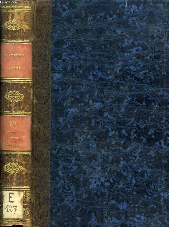 COLLECTION INTEGRALE ET UNIVERSELLE DES ORATEURS SACRES, TOME 76 (2e SERIE, TOME 9), ROBINOT, LABOURDERIE