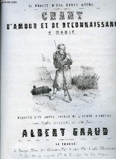 CHANT D'AMOUR ET DE RECONNAISSANCE A MARIE