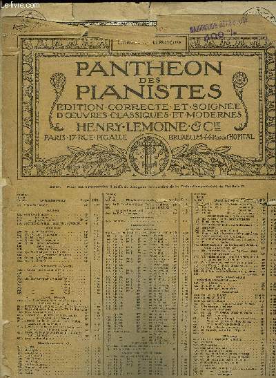 LE GAI LABOUREUR ET REVERIE POUR PIANO
