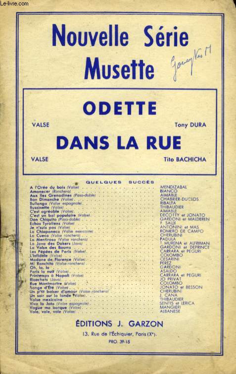 DANS LA RUE / ODETTE