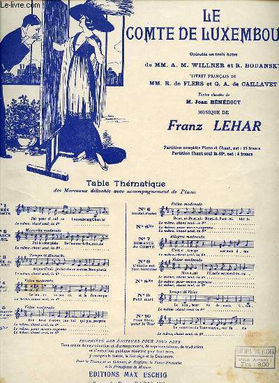 LE COMTE DE LUXEMBOURG. N5 