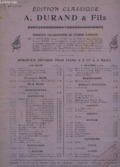 TOCCATE - OP.92 - POUR PIANO - N 11747.