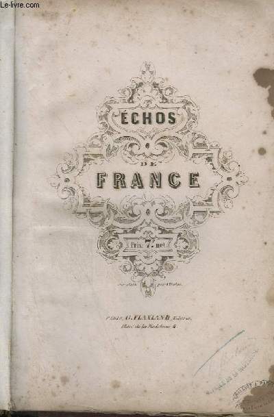 ECHOS DE FRANCE - PIANO + CHANT.