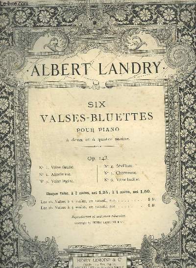 6 VALSES BLUETTES POUR PIANO OP.143 - N4 : SEVILLANE.